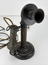 Antique Vintage Candlestick Telephone Phone Kellogg picture