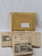 Vintage 1968 El Paso Times Newspapers Lot - Apollo 8 Moon Mission Historic picture