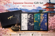 Japanese Incense Gift Set - Authentic (Handcrafted on Awaji Island) 100% Natural picture
