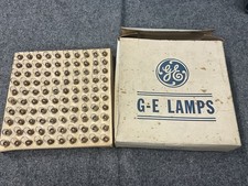 100-Total Lamps- General Electric GE Miniature Lamps No. 46 Radio New/Old Stock picture