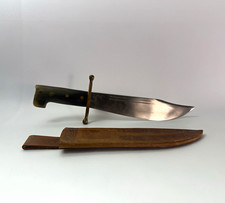 Vintage WWII CollinsCo #18 Bowie Knife V44 Marine Raider/Rare Original 13 Sheath picture
