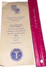 Fun Golden Gate Exposition Brochure San Francisco Worlds Fair Map 1940 picture
