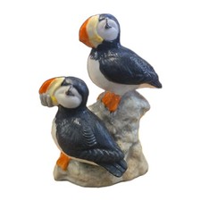 Alaska Ceramic Puffin By Margie Signed Figurine picture