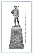 c1905 Proposed Spanish War Veteran Monument - Lafayette Park Postcard picture