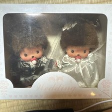 Bebichhichi Wedding Doll Plush Pair Set Monchhichi Sekiguchi Limited JP picture