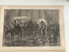 HARPER'S WEEKLY May 7, 1864 The Negros Escape Out of Slavery picture