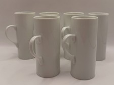Set of 6 Lagardo Tackett Modern White Porcelain Espresso Cups Schmid 60 4