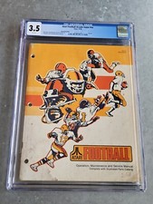 ATARI FOOTBALL — ARCADE GAME Manual 1978 2nd Print CGC 3.5 - Pop=1, none higher picture