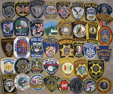 Huge Police Patch Lot 40  US Law Enforcement Agencies, 95% new picture