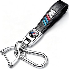 Genuine Leather Car Keychain for BMW M M2 M4 M6 X1 X3 M3 M5 X1 X5 X6 Z4 3 5 7 Se picture