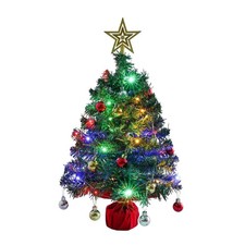 Mini Tabletop LED Christmas Tree with Star Top and 30 Small Tree Lights picture