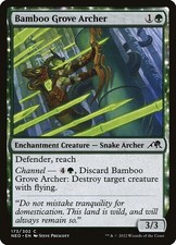 Bamboo Grove Archer (173) (Foil) NEO MTG NM picture