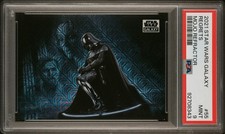 2021 Topps Chrome Star Wars Galaxy Regrets Mojo Refractor #/50 PSA 9 picture