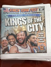 2026 Knick York Post Final Edition June 18 Parade Newspaper Knicks (IN HAND) picture
