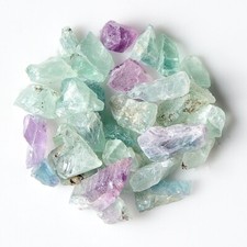 50g Rough Fluorite Chips Natural Gemstone Crystals Crafting Gems Rock picture