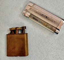 Vintage Pair of VGT Lighters /Vickery London Petrol Lift Arm /  Show Bill picture