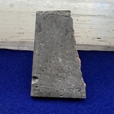 NWA 16315 Lunar Meteorite Slice, Authentic Lunar Slice, Mauritania, COA, 2.50g picture