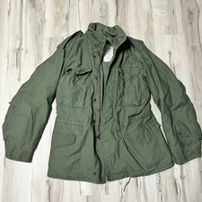 Vtg Og 107 US Army 1974 Small Reg. Man's Cold Weather Field Coat John Ownbey Co picture