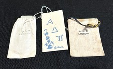 ANTIQUE Alpha Delta Pi sorority lot of 3 dance cards, Laundry Dance 1927 OLD picture