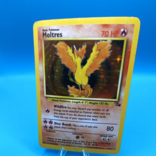 Moltres Fossil 12/62 Holo Rare Unlimited Pokémon TCG 70 HP EN 1999 WOTC picture