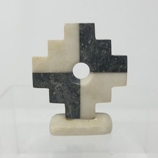 Inka Chakana Cross Stone 3 Inch Andean Shamanic SouthernCross Stand picture