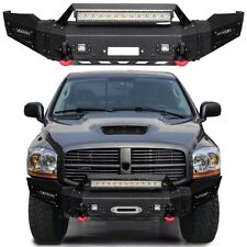 Vijay For 2006-2008 Dodge Ram 1500 Front Bumper with Winch Plate & LED Lights picture
