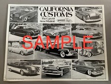 California Customs The Cars of Gene Winfield Poster Dean Batchelor print custom picture