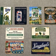 Wisconsin Bar Signs 8 Sign bundle picture