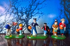 DEPT 56 Halloween HALLOWEEN KIDS Set of 3 Hard To Find, Trick-Or-Treating picture