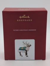 2021 Hallmark Father Christmas’s Reindeer Limited Edition Ornament Brand New picture