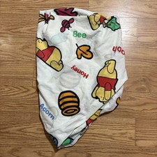 Vintage 80s 90s Disney Winnie The Pooh Fitted Full Sheet Kids Bedroom Toddler picture