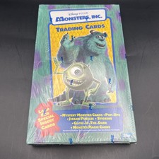 TOPPS 2001 Disney Pixar MONSTERS, INC. Topps Factory Sealed Box SULLEY RC RARE picture