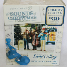 DEPT 56 SNOW VILLAGE STRING TRIO 4049214 CHRISTMAS picture