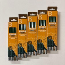 B 12 office pencils x 5 dozen with eraser #015620 picture