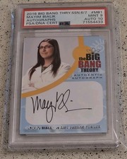 Cryptozoic The Big Bang Theory Seasons 6 & 7 MB1 Mayim Bialik Autograph PSA 9  picture