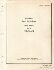 E-1B Tracer 1973 Illustrated Parts Manual Flight Manual - CD picture