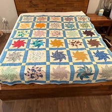 Handmade VTG Cotton Patchwork Quilt 84