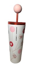 Starbucks X Target Cake Pop Straw 26oz Cup IN HAND NEW ❤️ 🤍🎯  picture