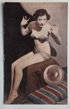 1940's Seated Bathing Beauty Pinup, Exhibit Supply Co. picture