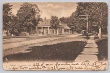 Vintage Dorset Inn Dorset Vermont Sepia Postcard 1907 picture