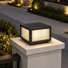 Solar Post Lights Outdoor, 7.9
