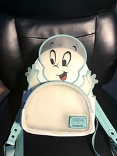 Loungefly Casper Mini Backpack White & Light Blue 