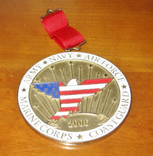 Vintage US Military Medal Stand United Army Navy Air Force Marines Coast Guard picture