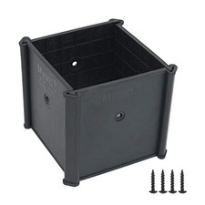 Myard 1-Pack 4x4x4 Inches Post Protector with Screws, Inner Size 3.5