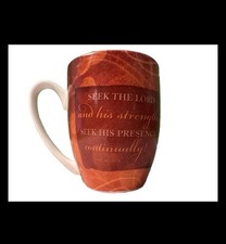 Nice Seek The Lord Psalms 105:4 Mug with Inspirational Saying Coffee  picture