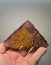 Large Zoned Fluorite with Chalcopyrite - Cave-in-Rock, Hardin Co, Illinois picture