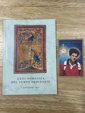 Official VATICAN MASS Program CARLO ACUTIS / PIER FRASSATI Canonization Pope Leo picture