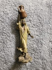 Antique Oriental Bergmann Vienna Bronze Cold Painting Numbered & Marked picture