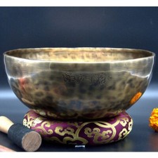 13 inches Diameter Handmade Full Moon Singing Bowl - Best for Healing-Yoga picture