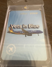 Very rare limited edition JetBlue Vets in Blue trading card. Mint condition picture